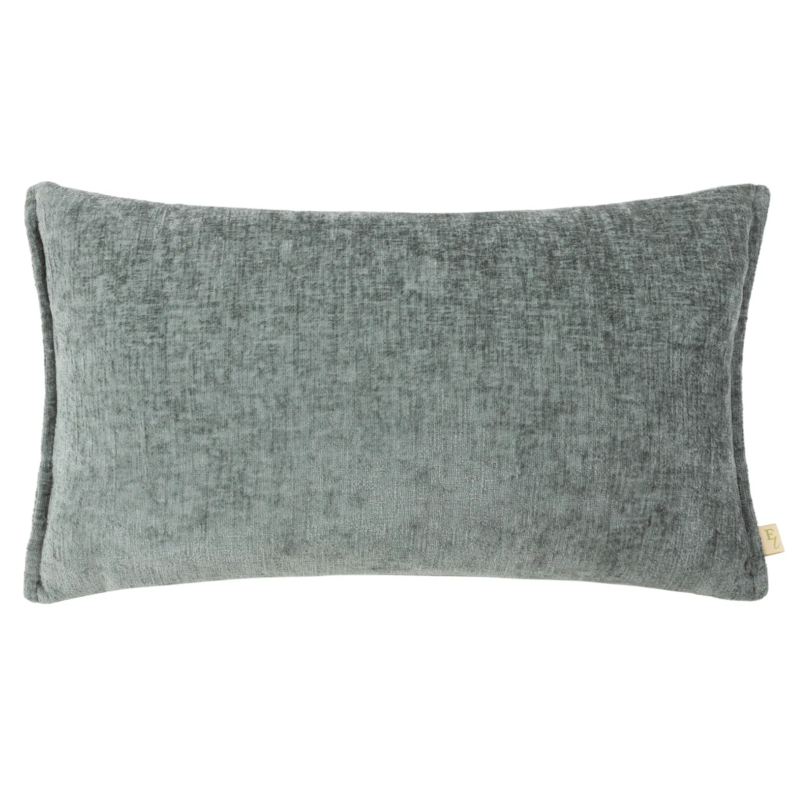 Evans Lichfield Buxton Chenille Reversible Rectangular Cushion in Blue