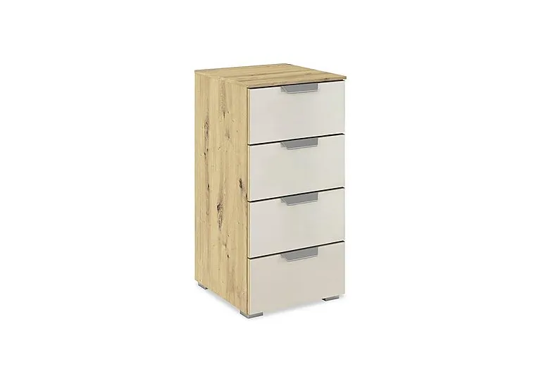 Freja 4 Drawer Glass Chest of Drawers