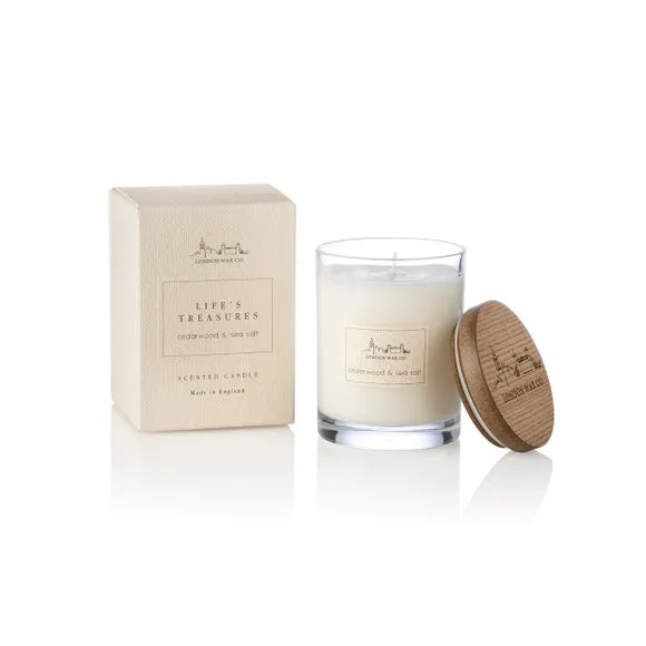 The London Wax Co Cedarwood & Sea Salt Candle