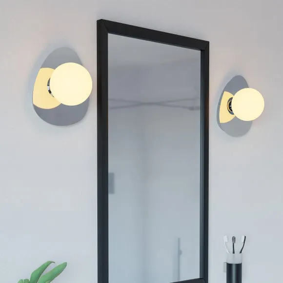 Return - EGLO Castrovido LED Bathroom Wall Light, Chrome 2