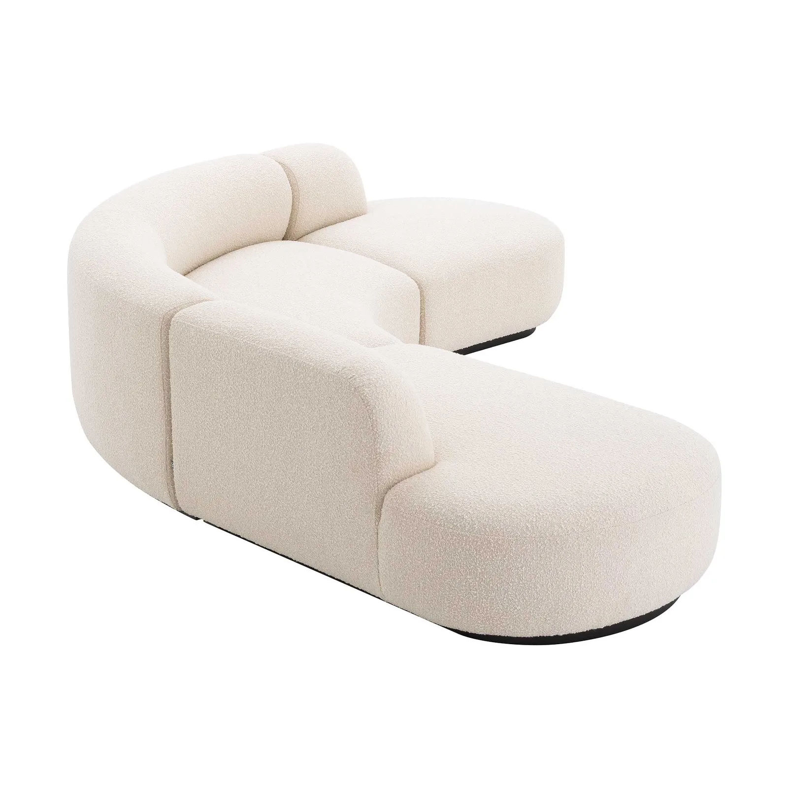 Eichholtz Bjorn Large Modular Sofa, Neutral Boucle | Barker & Stonehouse 5