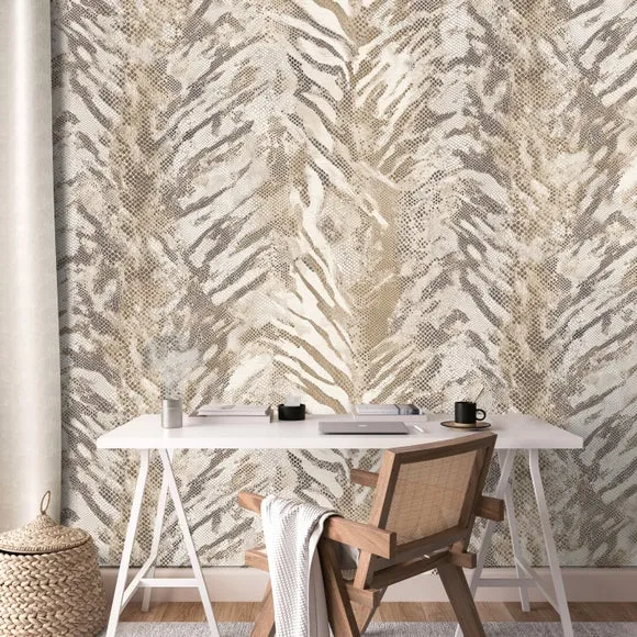 Snake Print Abstract Wall Mural 3