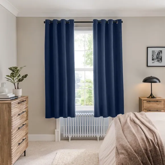 Luna Brushed Eyelet Curtains (Blackout Available) 4