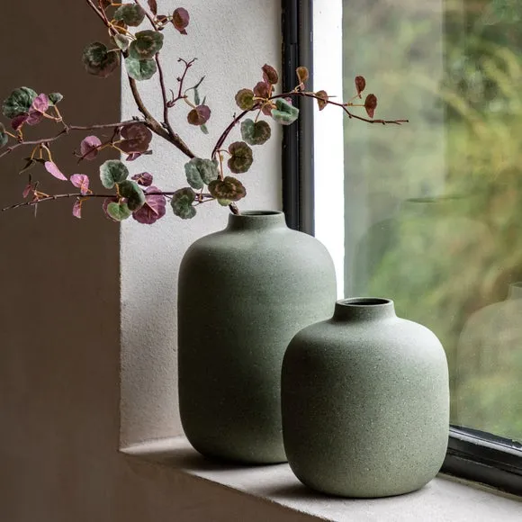 Cedar & Sage Goa Cast Aluminium Olive Vase 3