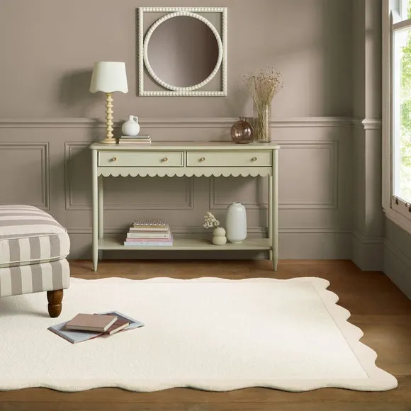 Bonnie Scallop Wool Rug 1