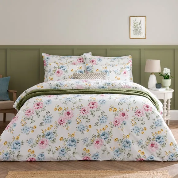 Cottage Floral Duvet Cover and Pillowcase Set 1