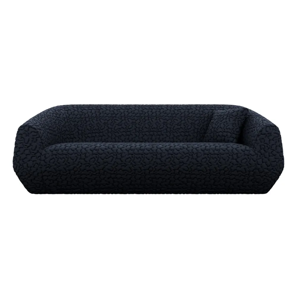 Ligne Roset Uncover Large Sofa Version B Moby Charcoal