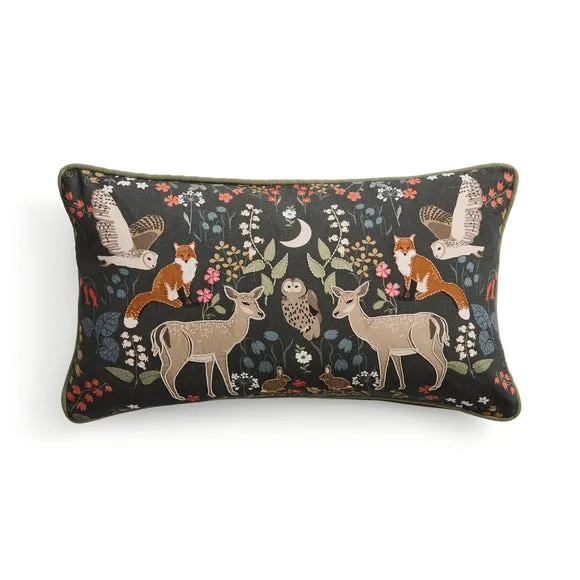 Timeless Animal Cotton Rectangle Cushion 3