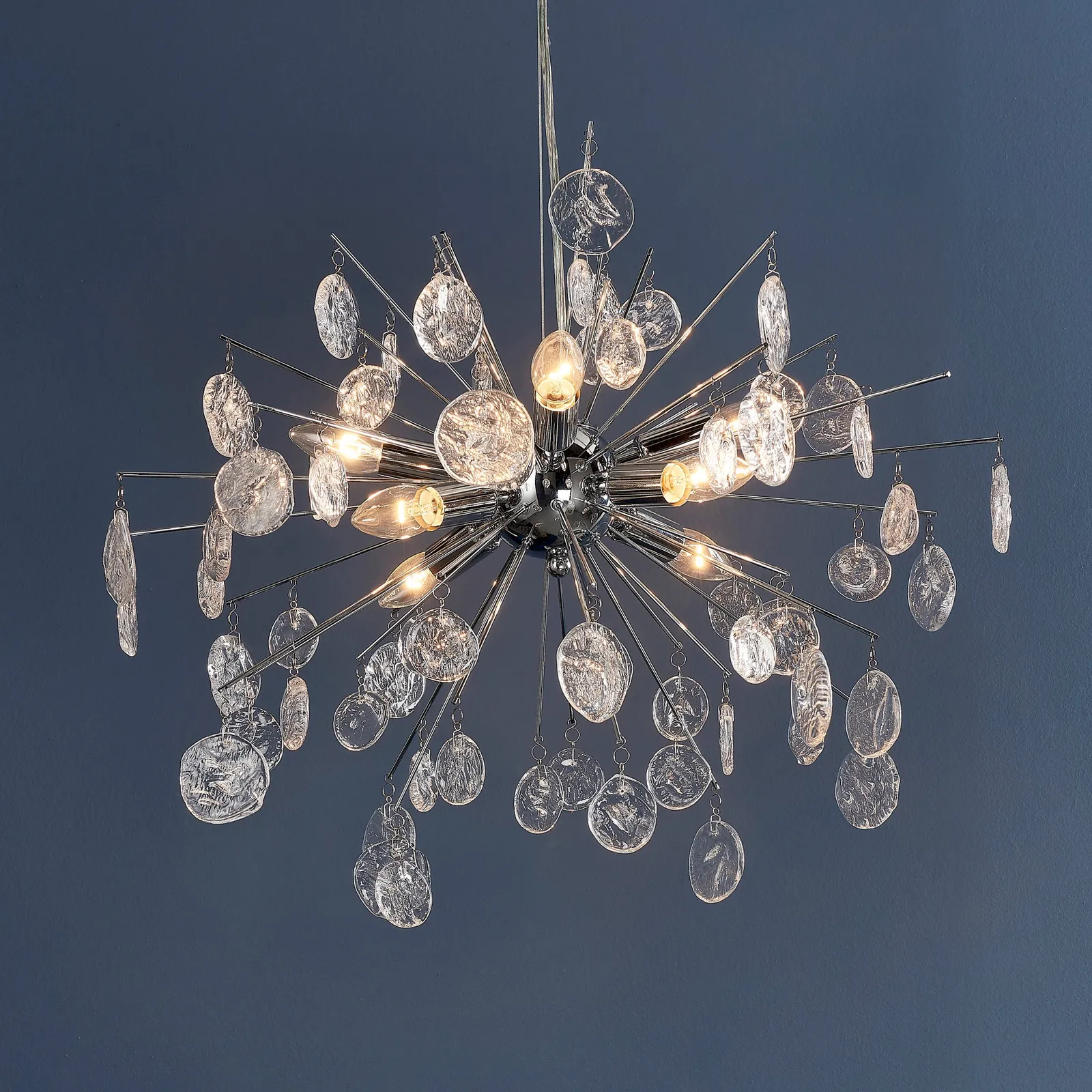 Vogue Pampa Sputnik 8 Light Pendant Fitting Chrome