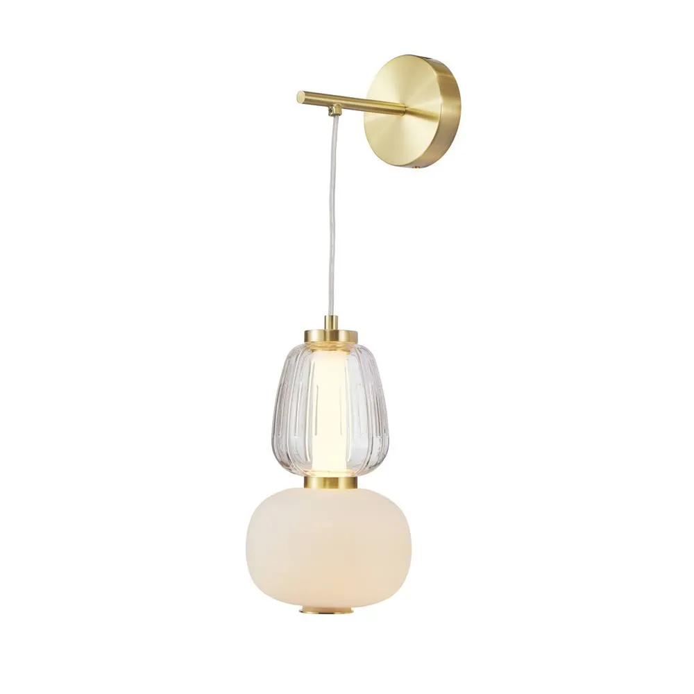 Netlighting Eris Wall Lamp Gold With Shine 3000K Warm White