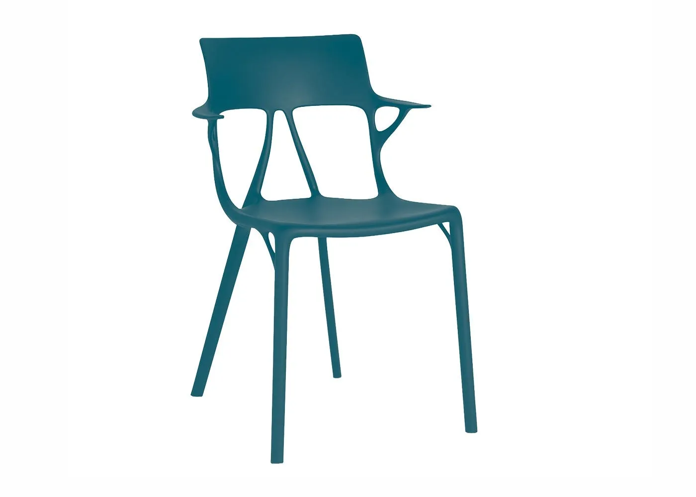 Kartell A.I. Chair Petrol Set of 2