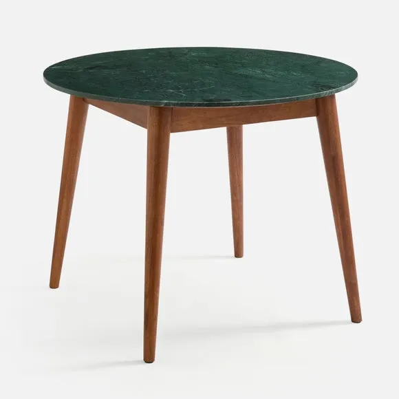 Thea Round Dining Table, Marble and Mango Wood 6
