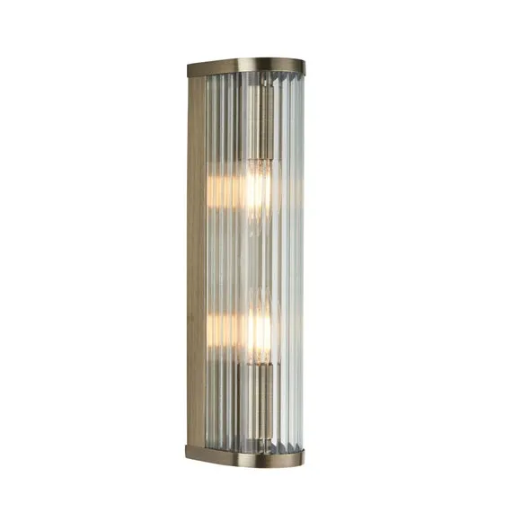 Vogue Hadley 2 Light Ribbed Wall Light 5