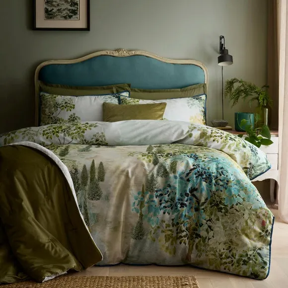 Soiree Hidden Garden 100% Cotton Duvet Cover & Pillowcase Set 5