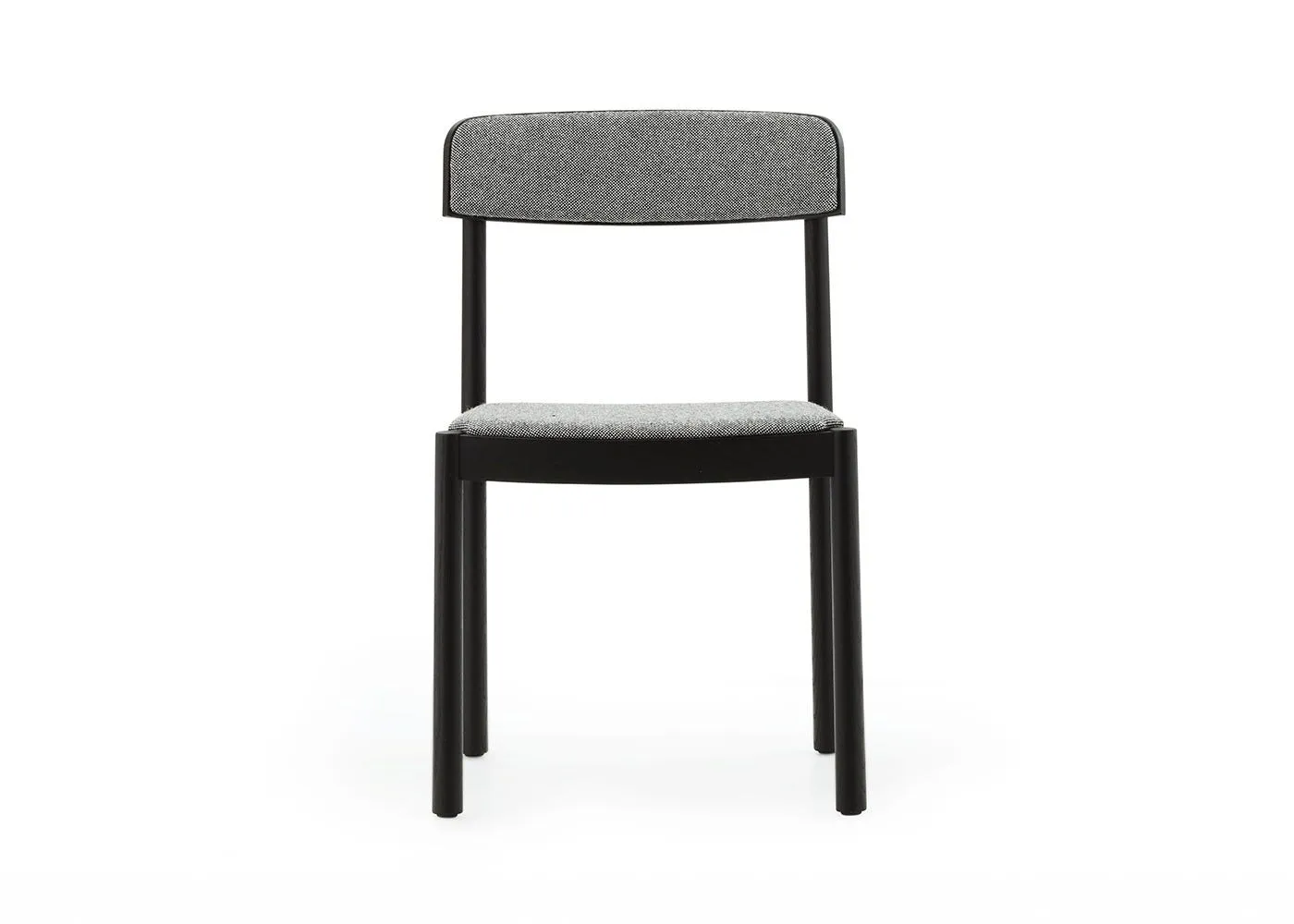 Normann Copenhagen Timb Dining Side Chair Black Ash Hallingdal 166