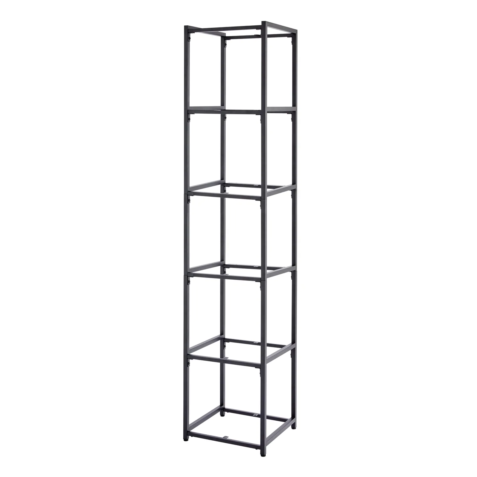 Modular 6 Shelf Black Frame Component Black