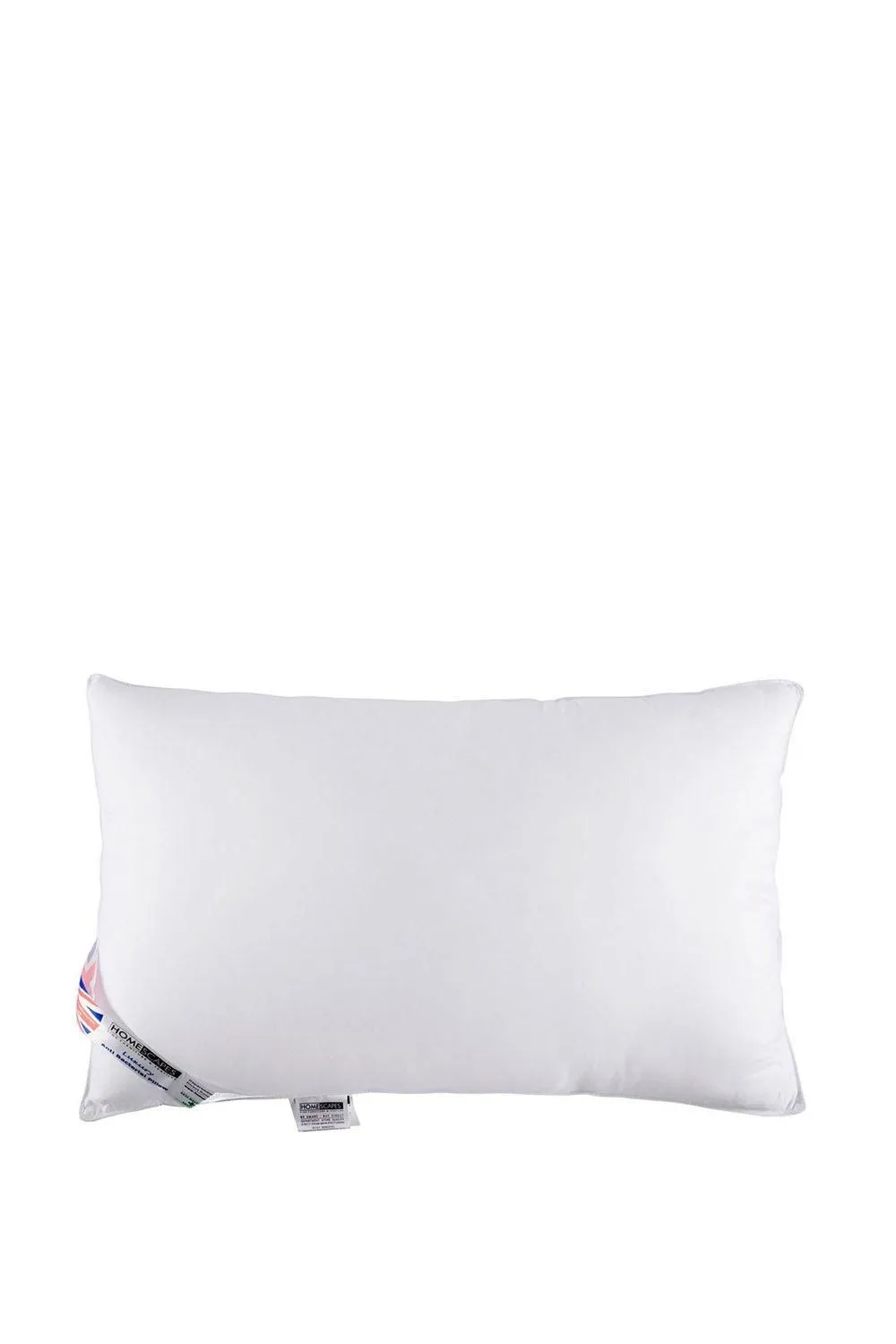 Homescapes Anti Bacterial Pillow Super Microfibre Extra Fill, 48 x 74 cm in White 5