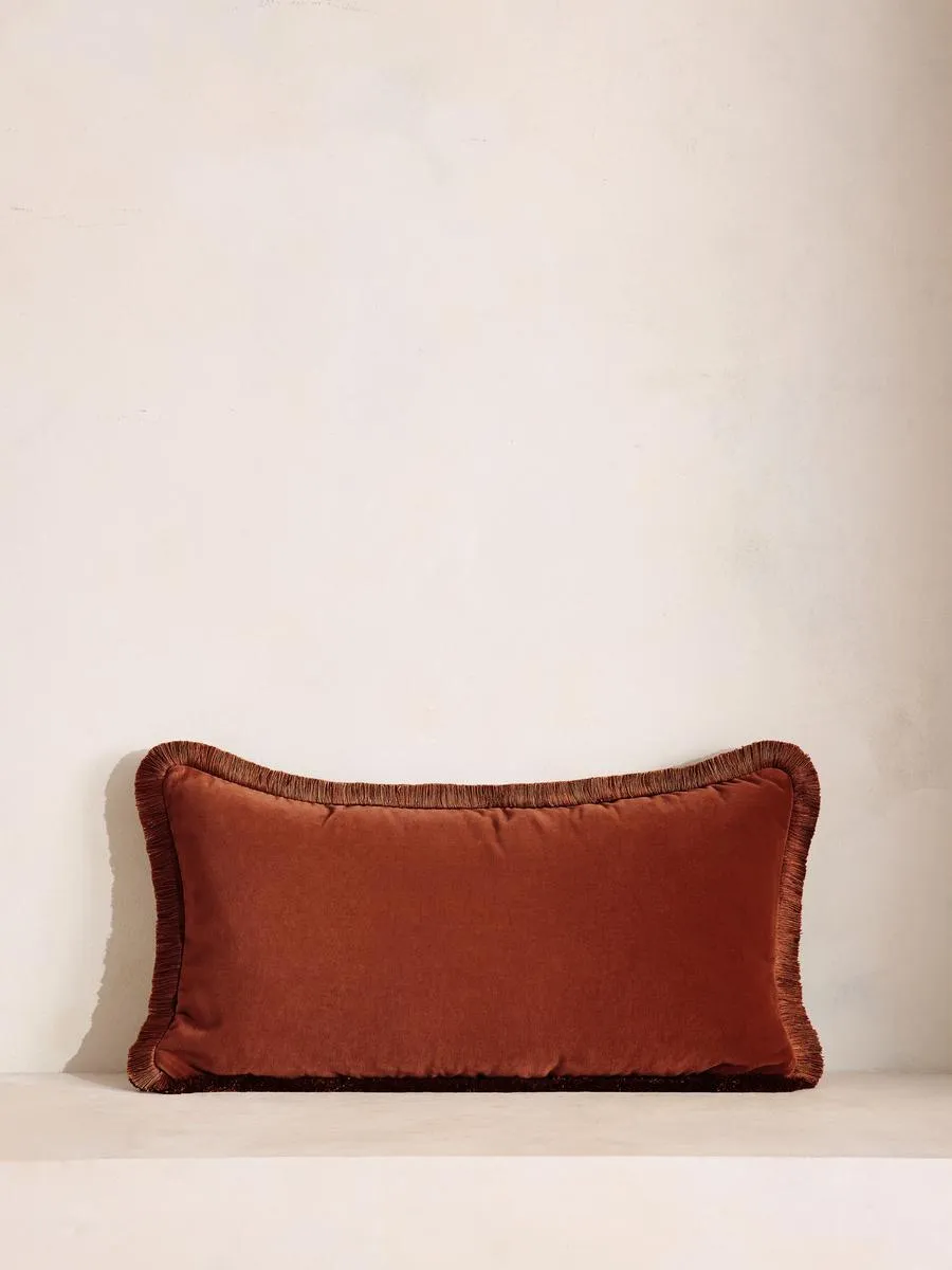 Margeaux Oblong Cushion, Rust