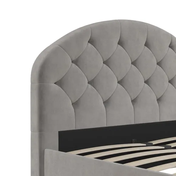 Aspen Upholstered Bed Frame, Velvet 6