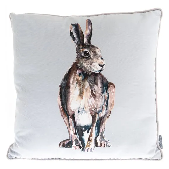 Meg Hawkins Hare Cushion 3
