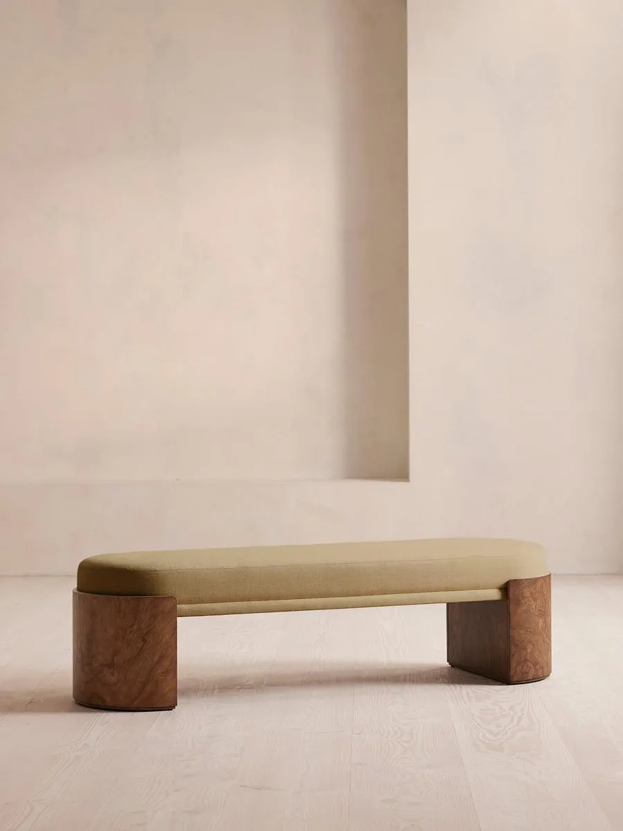 Lukas Bench, Linen, Wheat
