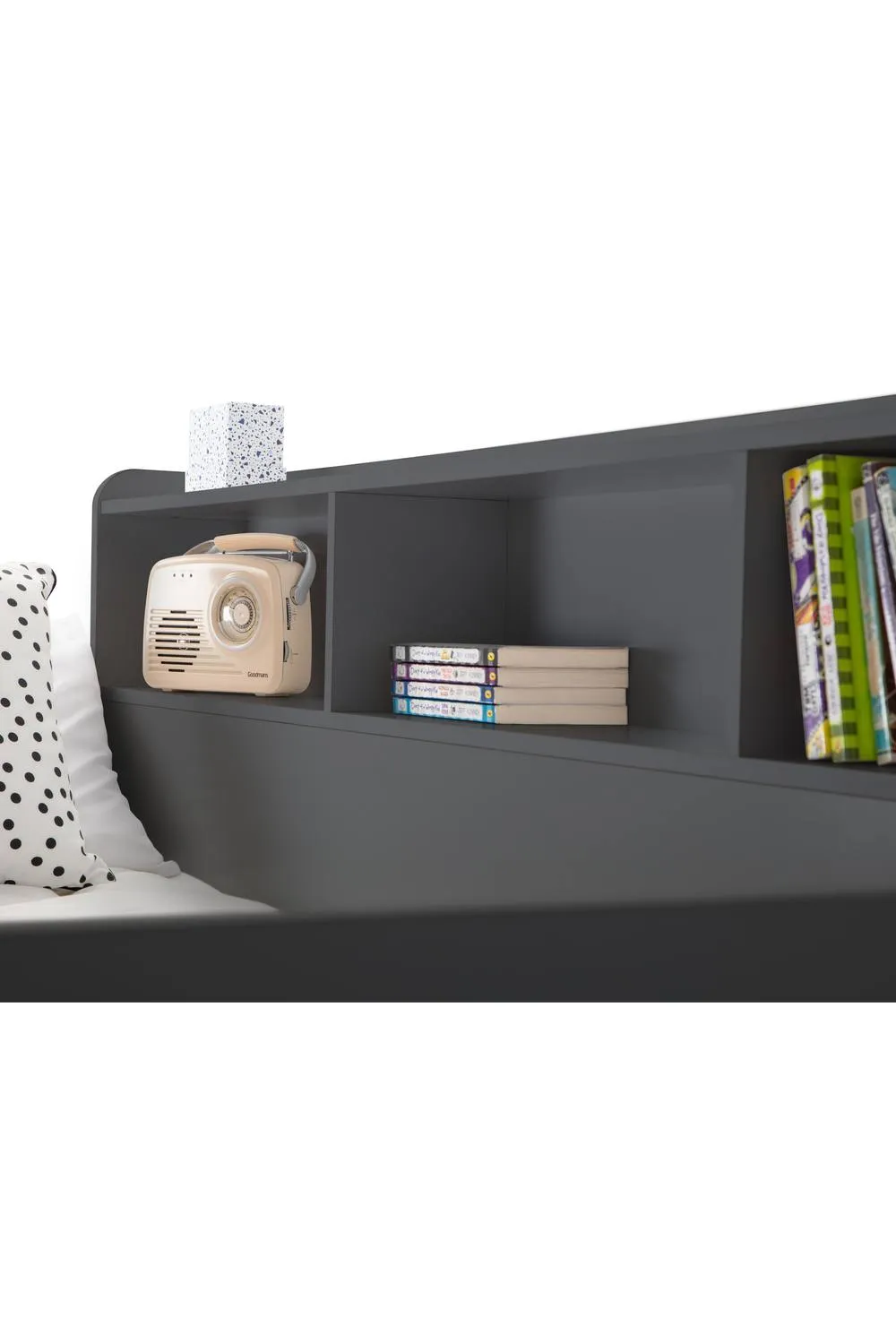 Julian Bowen Orion Triple Sleeper Bunk Bed in Dark Grey 5