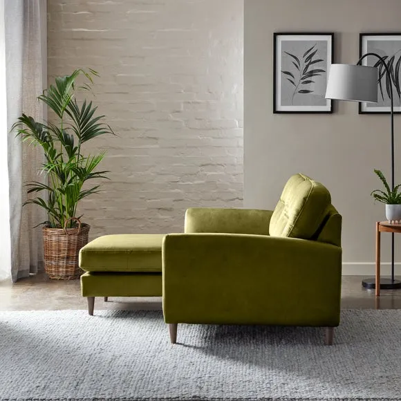 Sven Opulent Velvet Reversible Corner Chaise Sofa 5