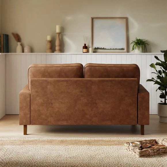 Beatrice Relaxed Faux Leather 2 Seater Sofa 2