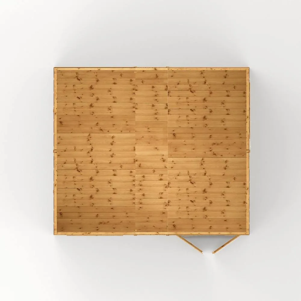 Mercia 12 x 10 Feet Premium Shiplap Reverse Apex Workshop in Light Brown 5