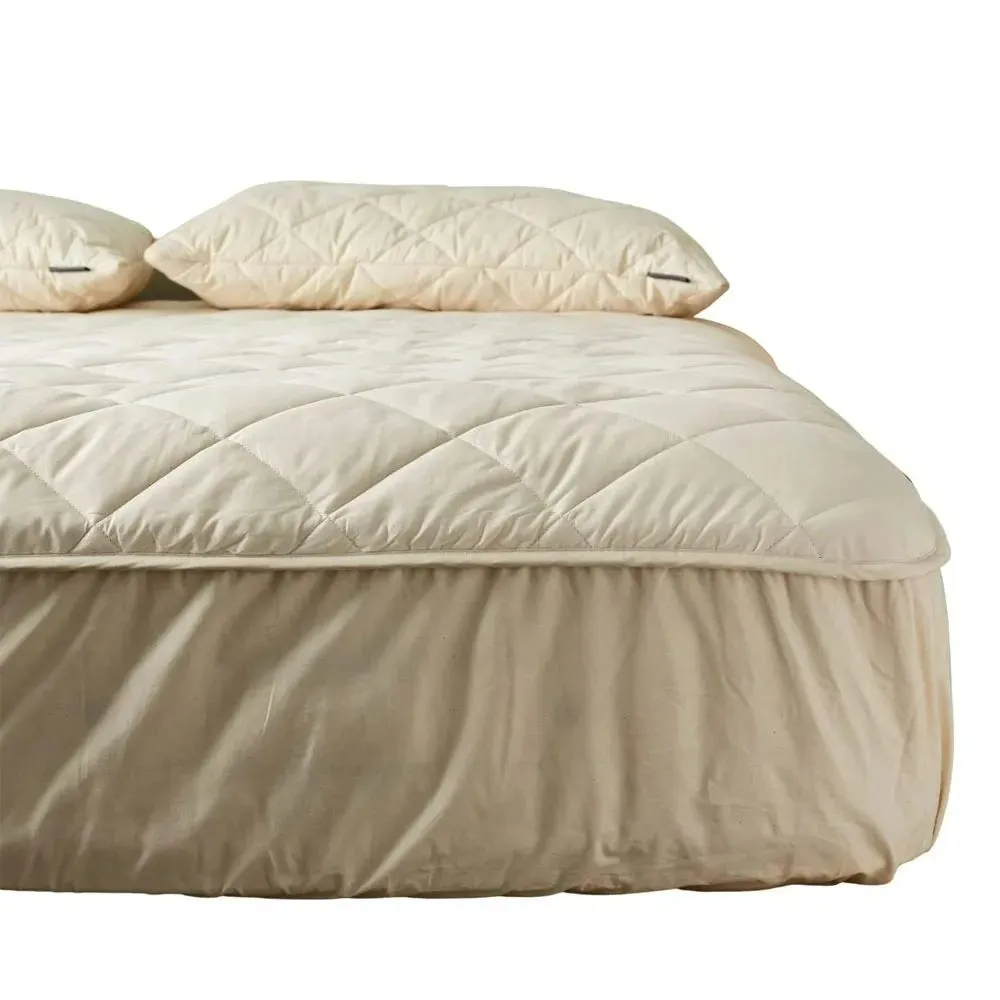 Woolroom Deluxe Wool Mattress Protector King 2