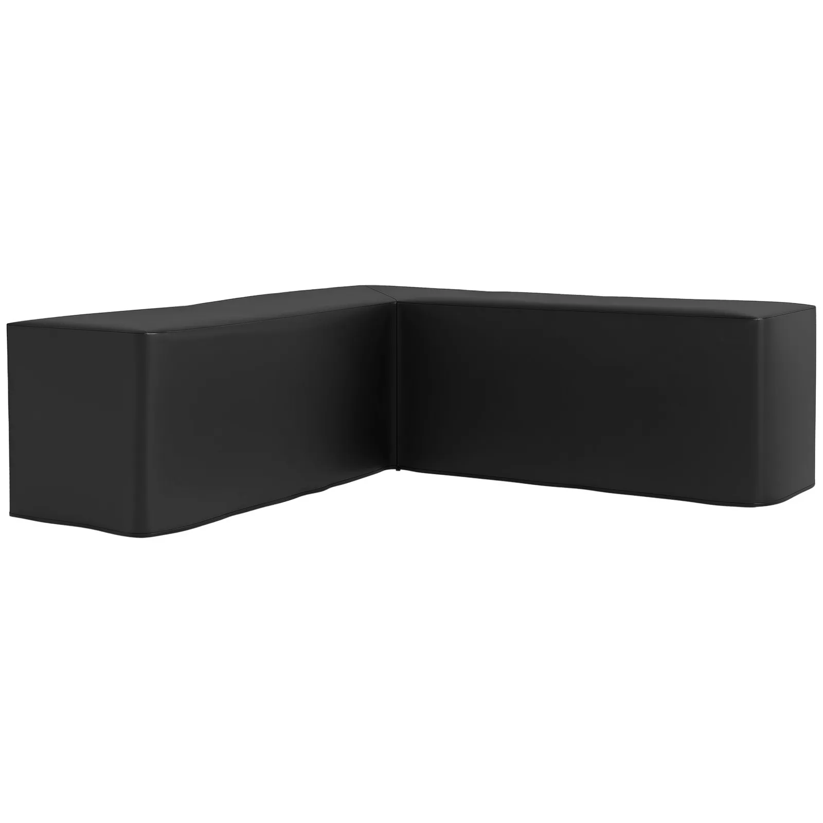 OUTSUNNY L-Shaped Garden Furniture Cover Oxford Fabric Corner Sofa Cover 250 x 250 x 79cm in Black 2