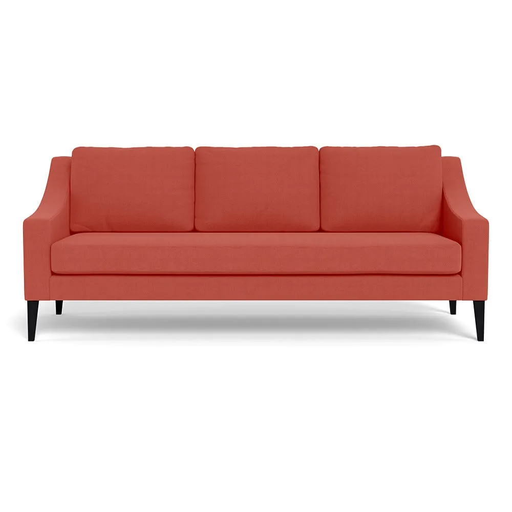 Heal's Richmond 4 Seater Sofa Linen Grenadine Black Feet