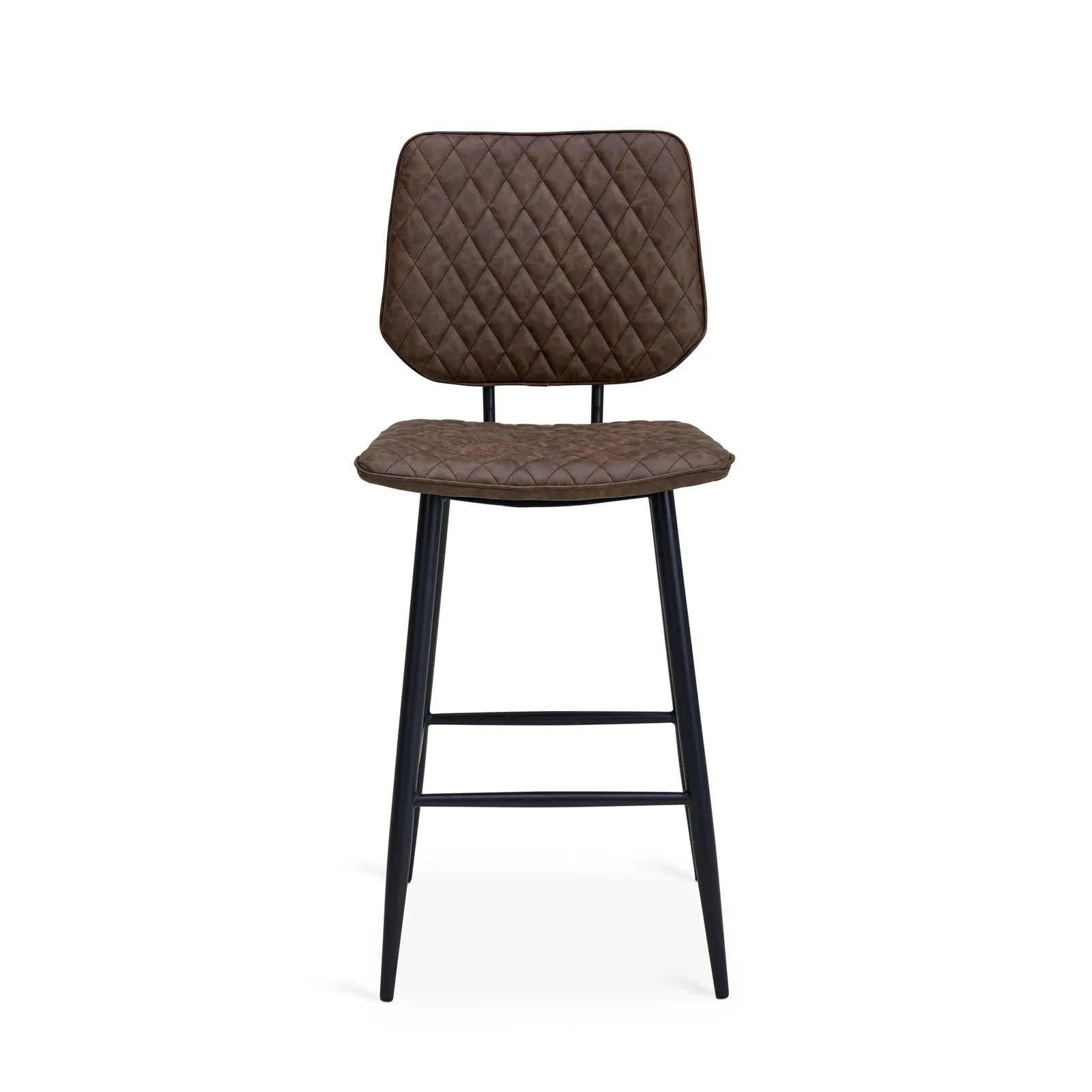 Austin PU Leather Bar Stool Brown