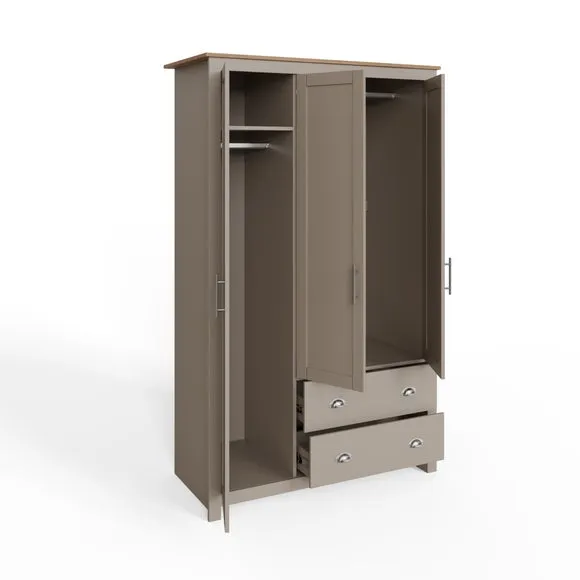 Lancaster Triple Wardrobe 3