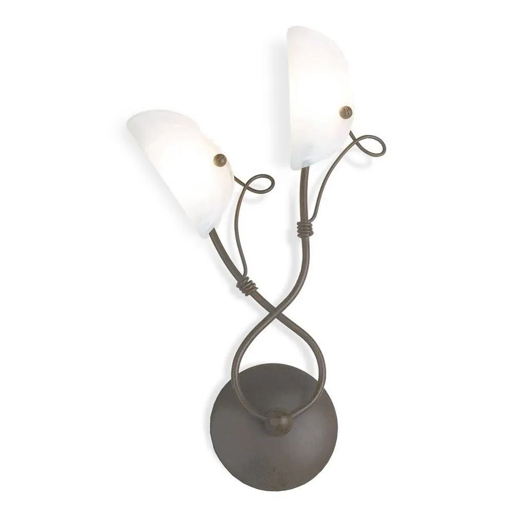 Netlighting Wall Lamp With Shade Rust in Brown