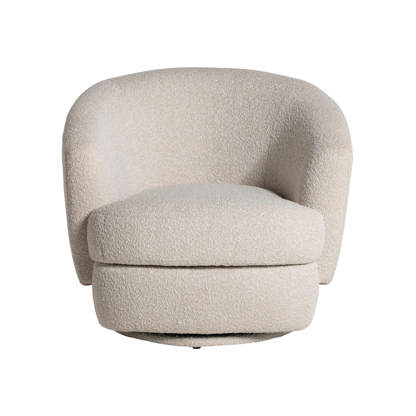 Arman Swivel Armchair, Neutral Boucle | Barker & Stonehouse 3