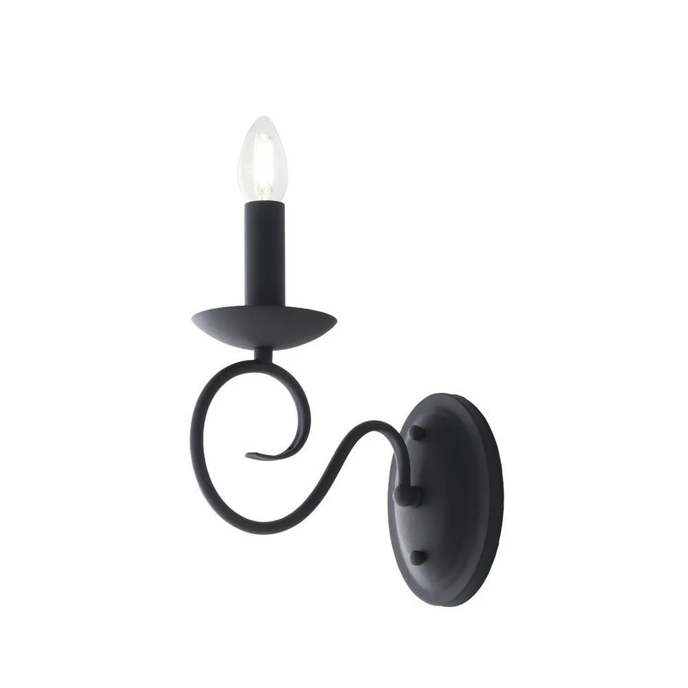 Netlighting BEATRICE Candle Wall Light Anthracite 11x15.5x25cm in Black