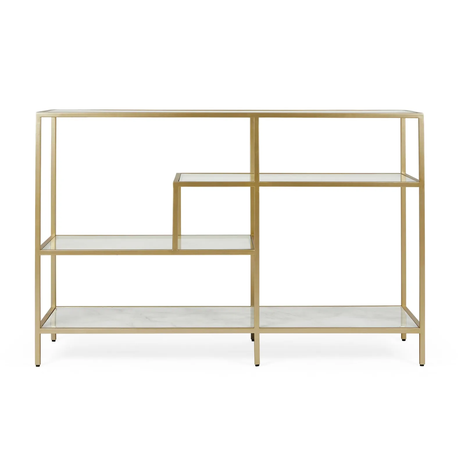 Claudia Gold Effect Console Table Gold