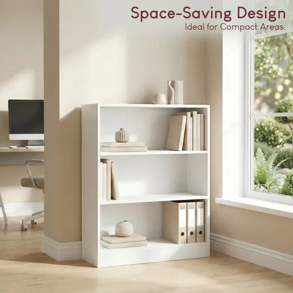 Cambridge 3 Tier Low Bookcase 4