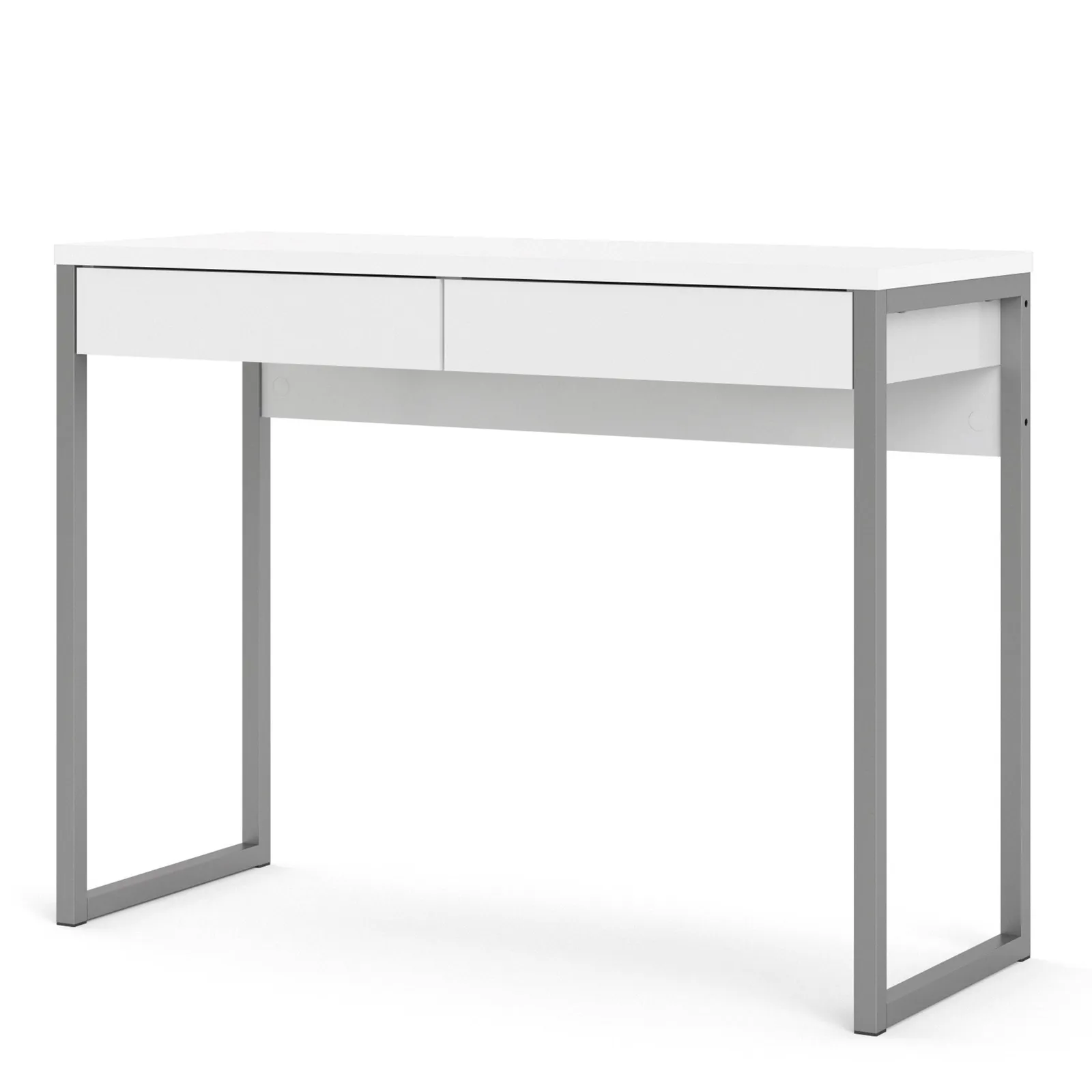 Furniture To Go Function Plus Desk 2 Drawers High Gloss in White 3
