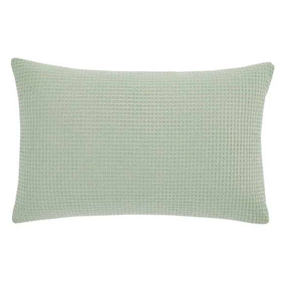Ashton Cotton Waffle 100% Cotton Standard Pillowcase Pair 2