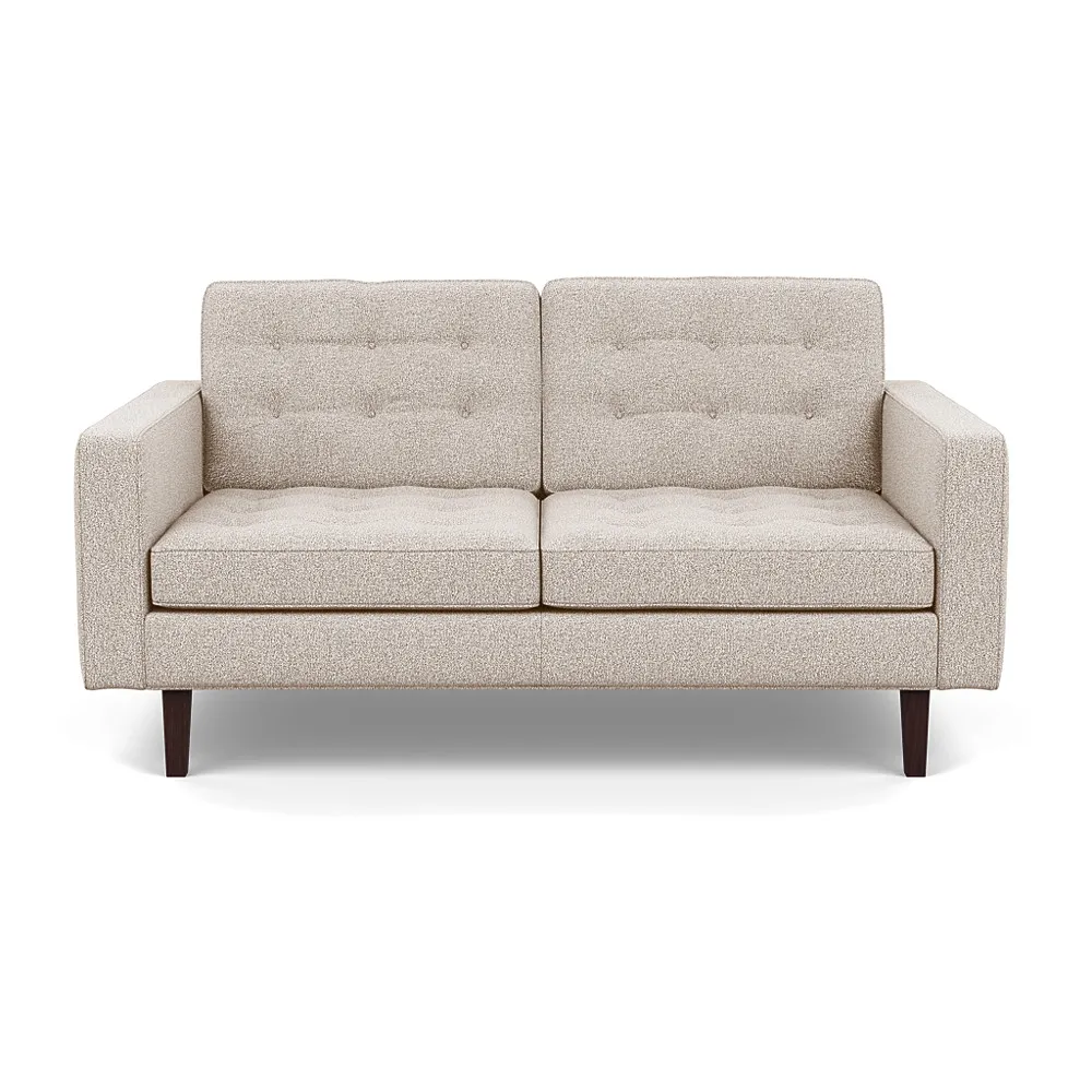 Heal's Hepburn 2 Seater Loop Boucle Taupe Wenge 1