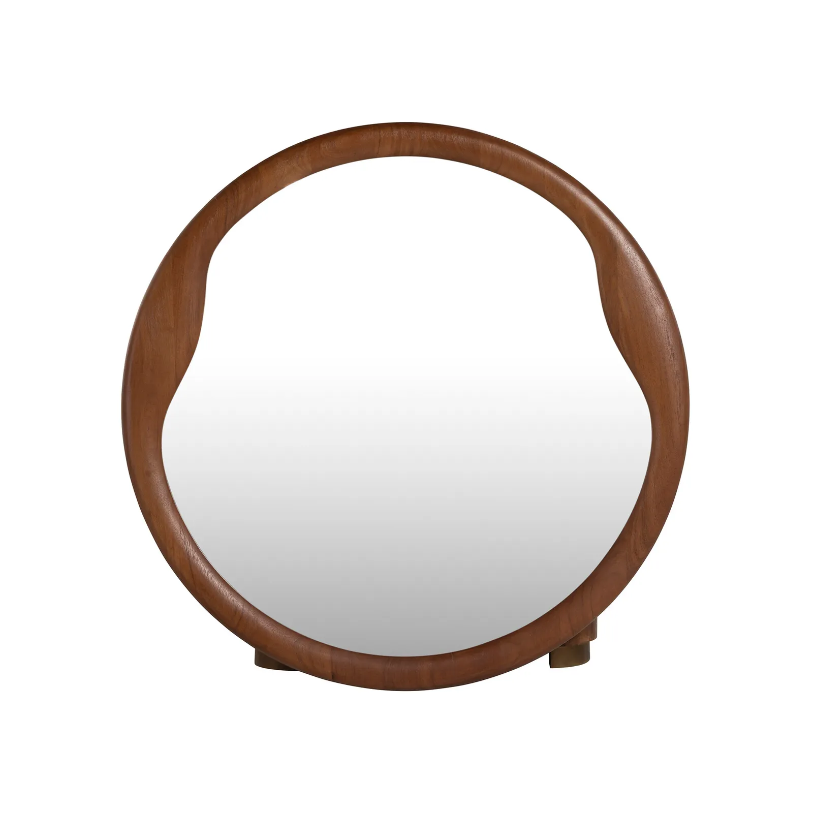 Zerina Mirror 80X80X3Cm, Round, Brown Glass | Barker & Stonehouse 6