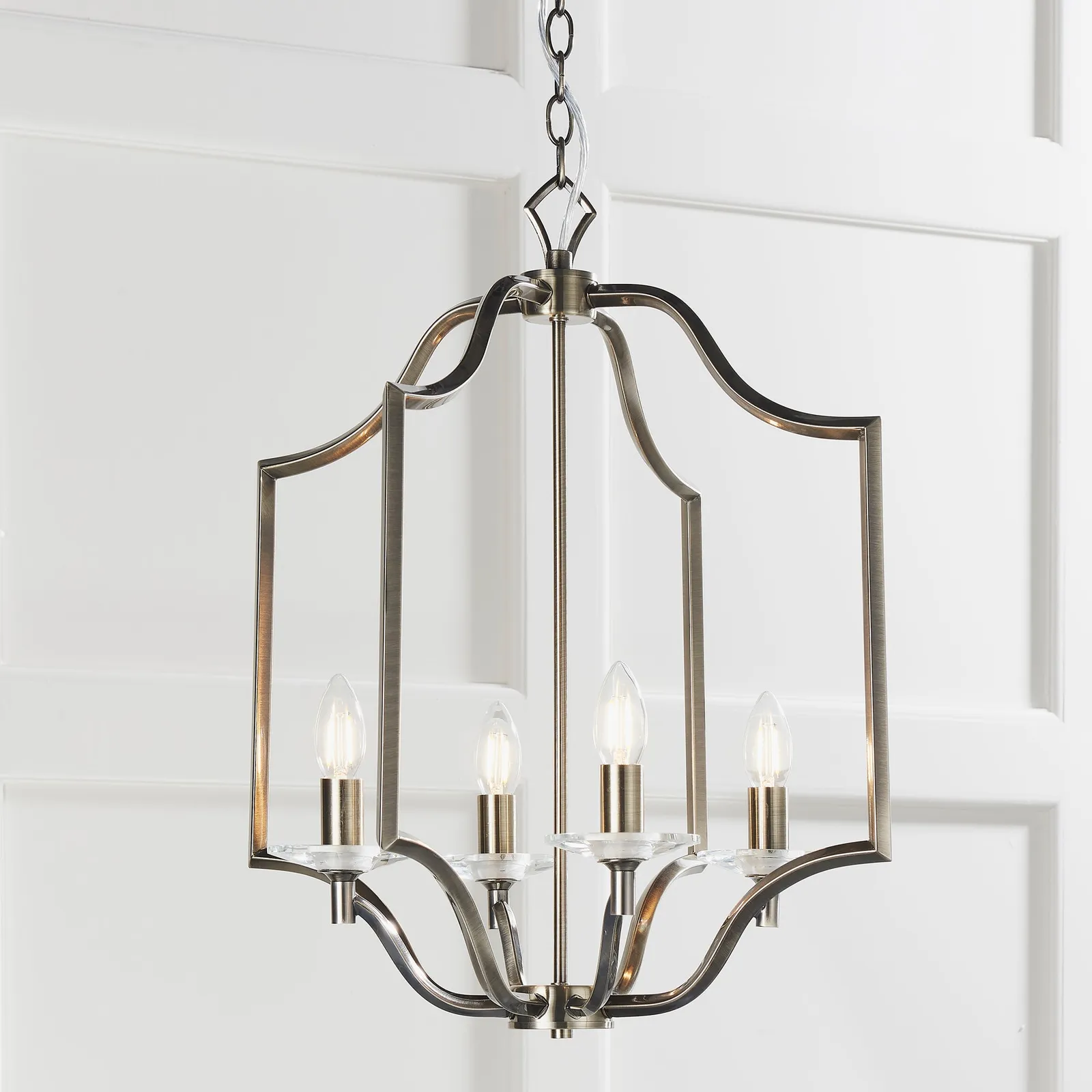 Vogue Lainey 4 Light Ceiling Fitting Chrome Chrome