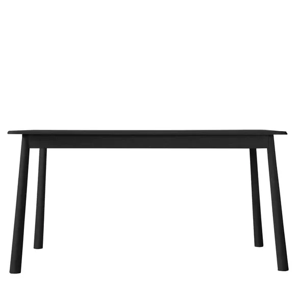 Winona 6 Seater Dining Table, Black Oak