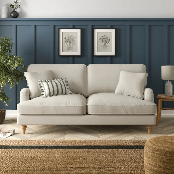 Beatrice II Luna Fabric 3 Seater Sofa Bed 2