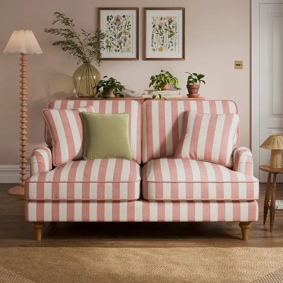 Beatrice II Woven Stripe 2 Seater Sofa 1