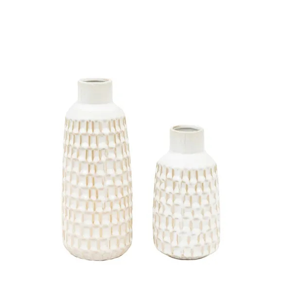 Cedar & Sage Set of 2 Reno Reactive Glaze Vases 6