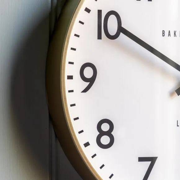 Cedar & Sage Norton Round Wall Clock 2