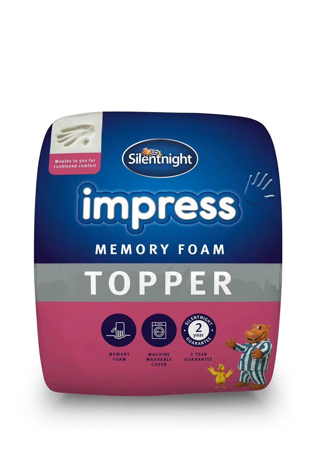 Impress Memory Foam Single Mattress Topper5cm